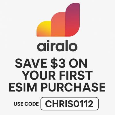 airalo discount code esim CHRIS0112 promo